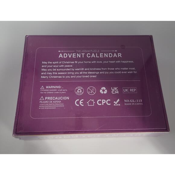 Advent Calendar Puzzle Santa Christmas Tree Woodland Animals 1008 pc - Picture 2 of 7